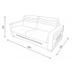 Двухместный диван-кровать FELIX (Феликс) FLX-01