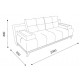 Трехместный диван-кровать SMART-02 (Смарт)