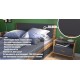 Односпальная кровать 90x200 Сканди МН-036-21 графит