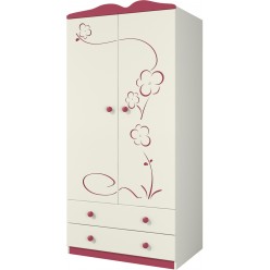 Детский шкаф Сакура Ш90-2Д0 от Мебель-Неман