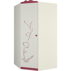 Угловой детский шкаф для одежды Сакура правый ШУ-1ПД0 от Мебель-Неман