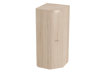 Угловой шкаф гардероб для гостиной Элана, цвет Бодега белая