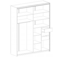 Шкаф-купе для одежды Глазго Шкаф-купе для одежды Глазго