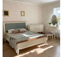 Двуспальная кровать Римини MUR-118-01/1 с мягкой вставкой