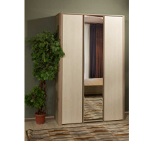 Трехстворчатый шкаф для одежды СЛ-7 Лацио с зеркалом Трехстворчатый шкаф для одежды СЛ-7 Лацио с зеркалом