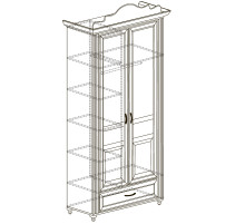 Двухдверный шкаф для одежды Алиса 553 Двухдверный шкаф для одежды Алиса 553